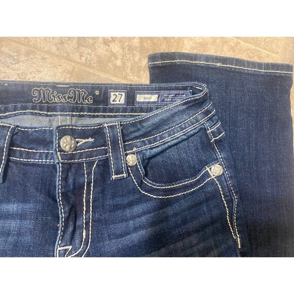 Cowhide Miss Me Jeans - Picture 4 of 5